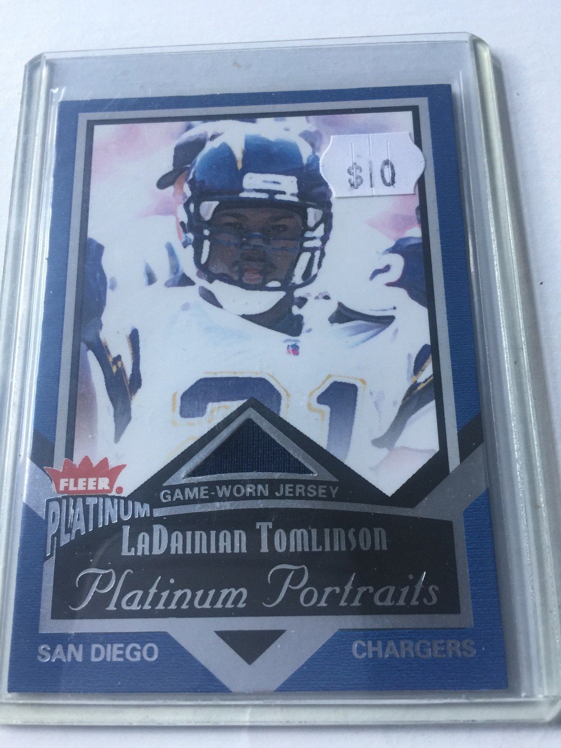 LaDainian Tomlinson 2002 Fleer Platinum GU Jersey