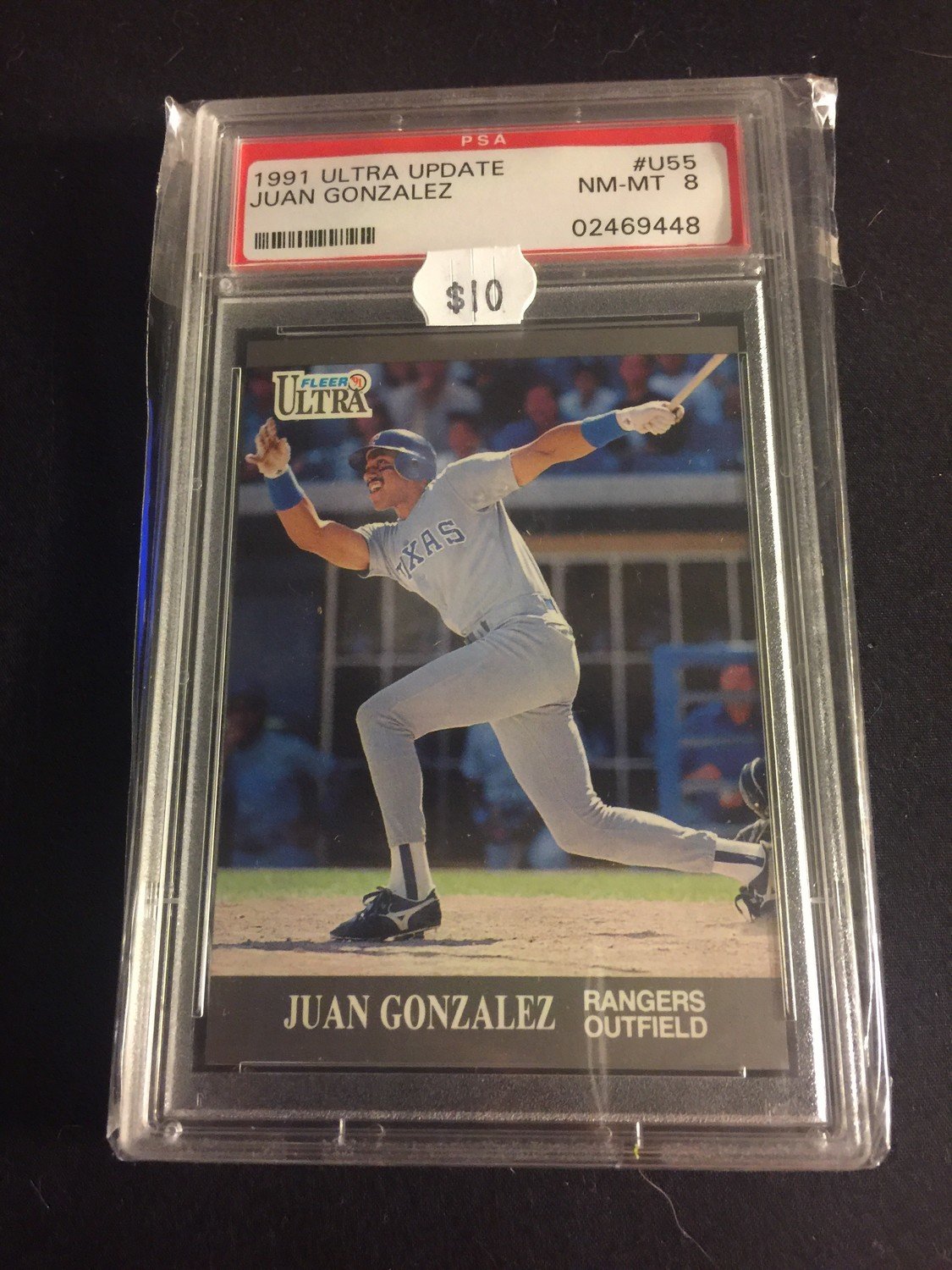 Juan Gonzalez 1991 UltraUpdate RC #U55 PSA 8