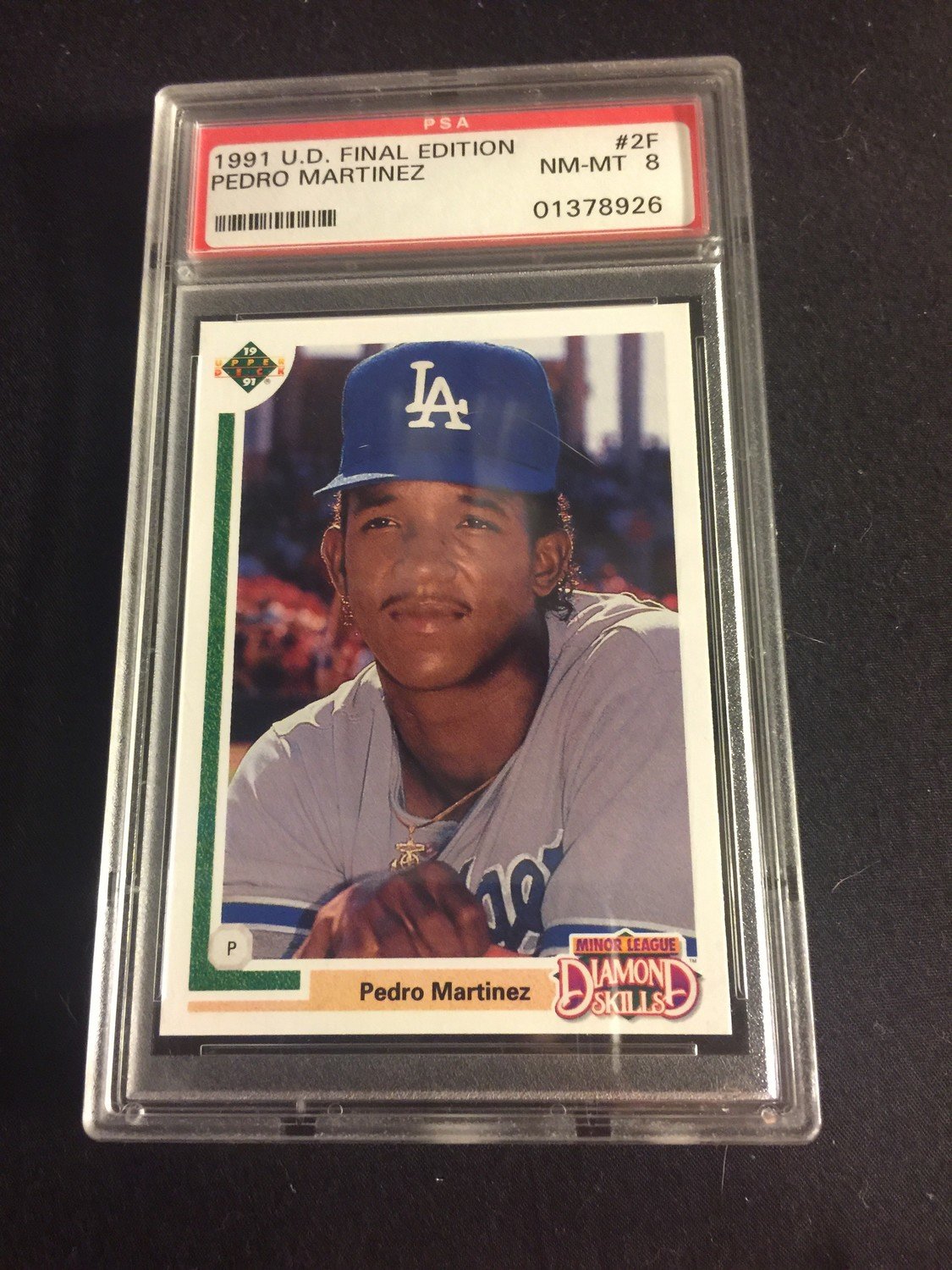 Pedro Martinez 1991 UD Final Edition RC #2F PSA 8