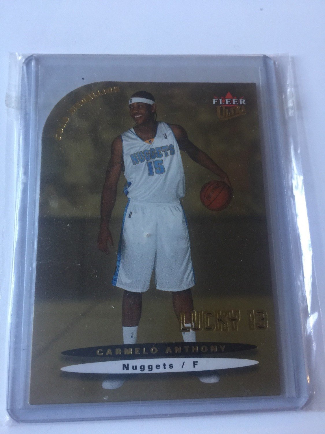 Carmelo Anthony 2003 Fleer Ultra RC #173 Gold Medallion Parallel