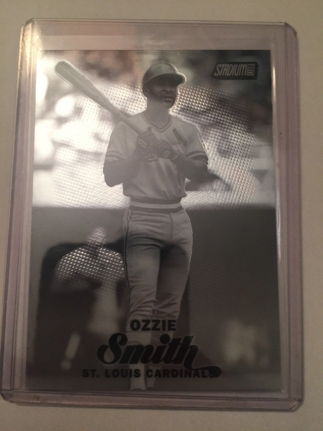 Ozzie Smith 2017 Stadium Club Chrome Parallel Insert #SCC30