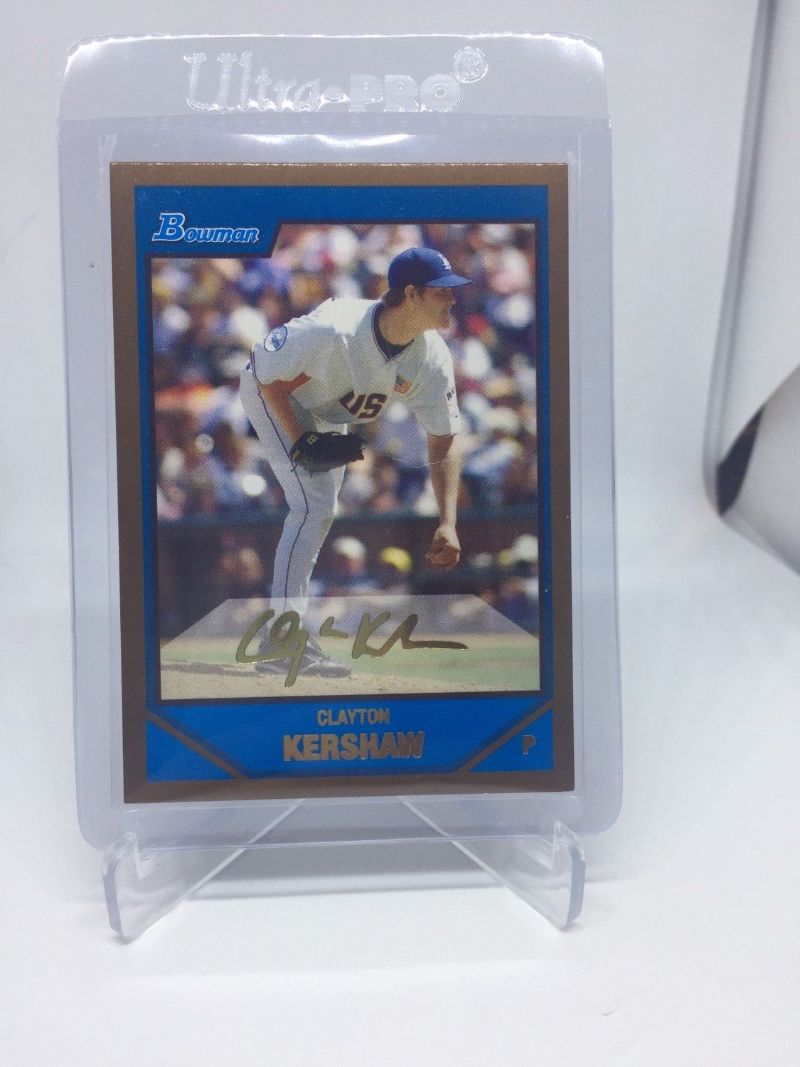 Clayton Kershaw 2007 Bowman Draft Prospects #BDP77 {Gold Parallel}