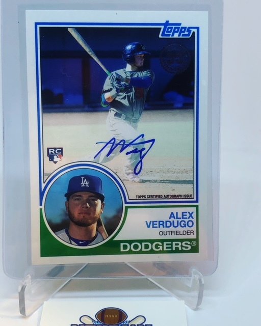 Alex Verdugo 2018 Topps 1983 Insert Auto