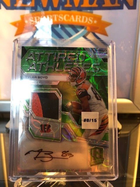 Tyler Boyd 2017 Spectra Patch Auto #AA-TB 8/15