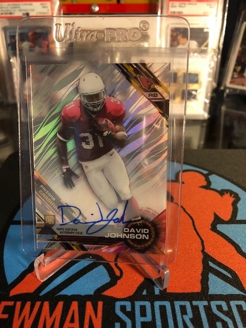 David Johnson 2015 Topps High Tek Rookie Auto #57