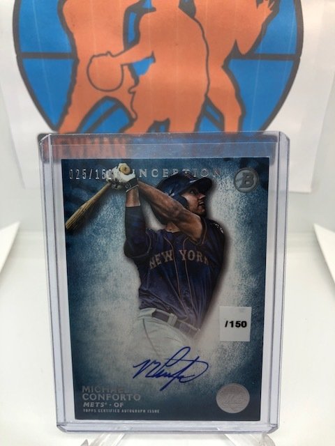 Michael Conforto 2015 Topps Inception Prospect Blue Auto #PA-MC /150
