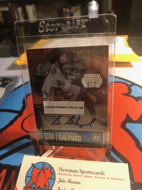 Sterling Shepard 2016 Prestige Extra Points Gold Auto Rookie #SS /50