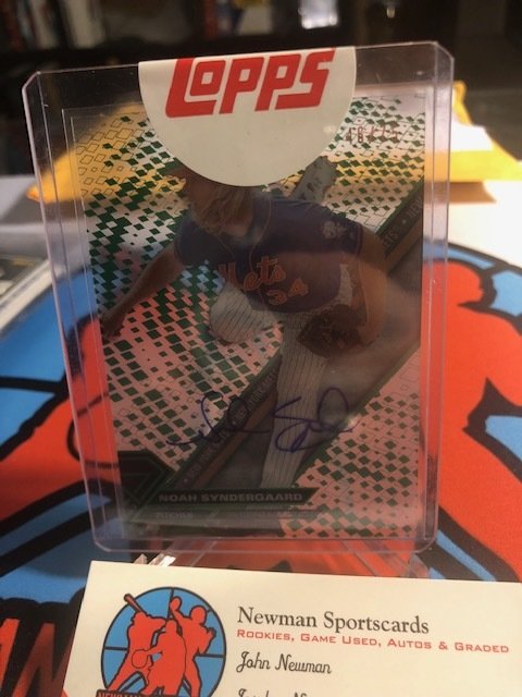 Noah Syndergaard 2017 Topps High Tek Emerald Auto #HT-NS /75