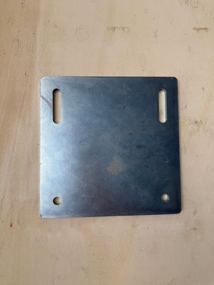 200 x 200 x 6mm Zinc Plated