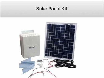 SOLAR KIT 500Kg  SLIDING GATE OPENER by GateXpert
