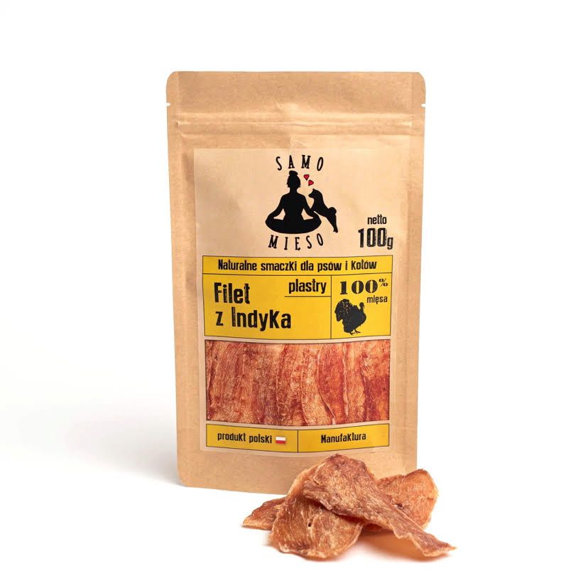 Samo Mięso Filet indyk PLASTRY 100g