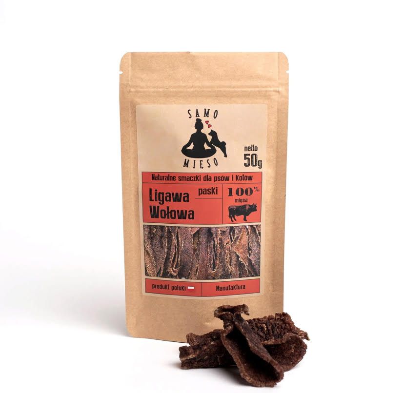 Samo Mięso Ligawa Wołowa PASKI 50g