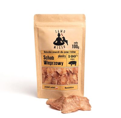 Samo Mięso Schab Wieprzowy PLASTRY 100g
