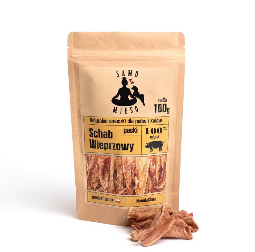 Samo Mięso Schab wieprzowy PASKI 100g