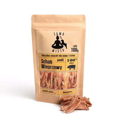 Samo Mięso Schab wieprzowy PASKI 100g