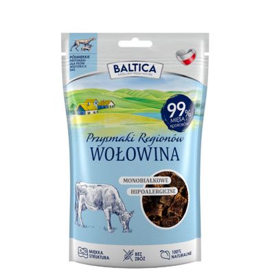 Baltica półmiękkie przysmaki dla psa z Wołowiny 80g