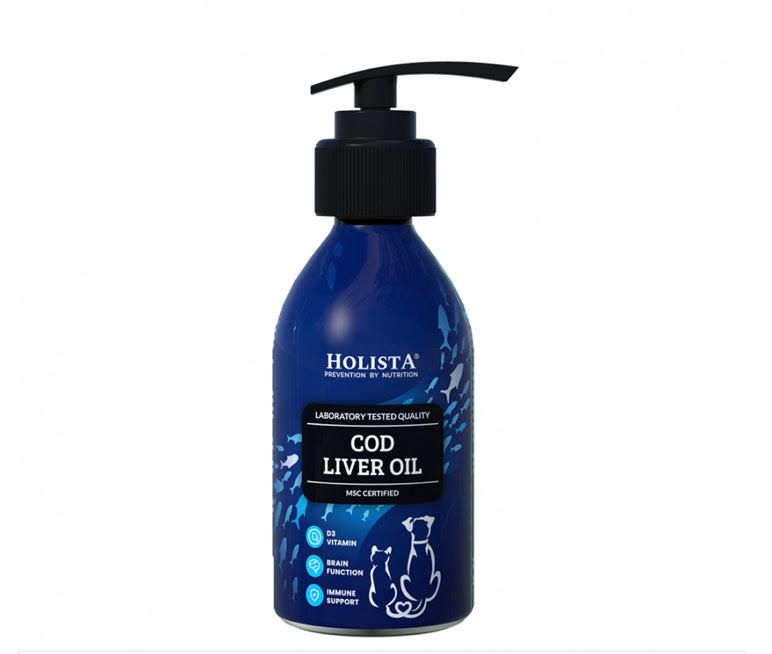 Holista Cod Liver  Oli Tran z Dorsza dla psa i kota 100 ml