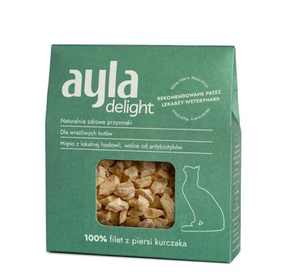 Ayla przysmaki dla dla kota Delight - Filet z piersi Kurczaka - liofilizowane