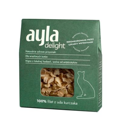 Ayla przysmaki dla kota Delight - Filet z uda Kurczaka - liofilizowane