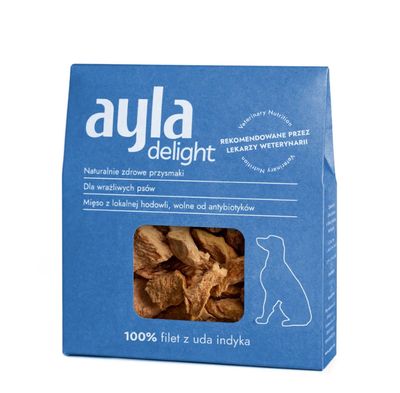 Ayla przysmaki dla psa Delight - Filet z uda Indyka - liofilizowane