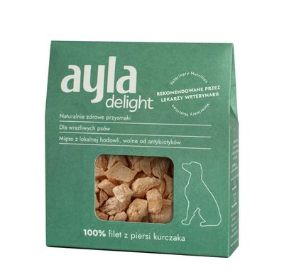 Ayla przysmaki dla psa Delight - Filet z piersi Kurczaka - liofilizowane