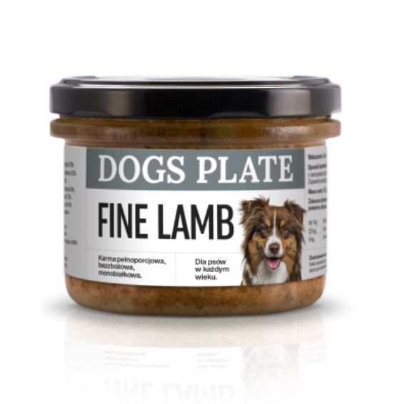 Dogs Plate Fine Lamb 180 g