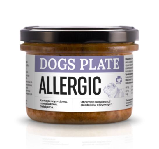 Dogs Plate Vet Allergic 180g