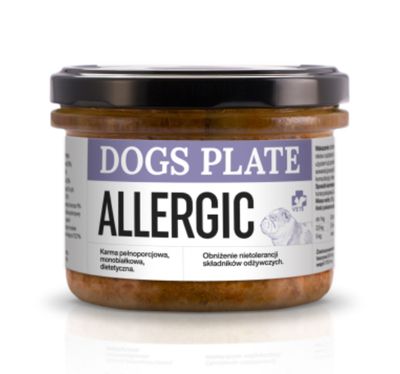 Dogs Plate Vet Allergic 180g