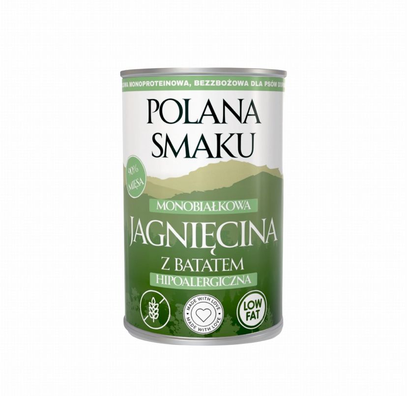 Polana Smaku jagnięcina z batatami mokra karma dla psa 400g
