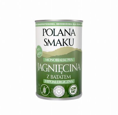 Polana Smaku jagnięcina z batatami mokra karma dla psa 400g