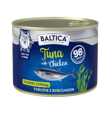 Baltica Excellent TUŃCZYK Z KURCZAKIEM mokra karma dla kota 185g