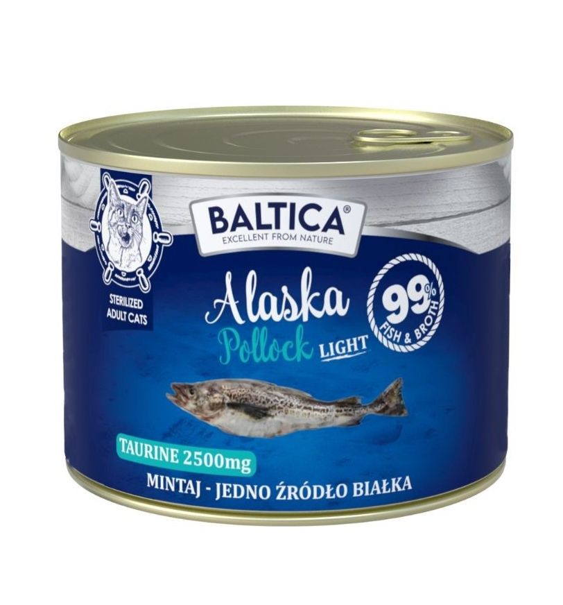 Baltica Excellent Mono MINTAJ LIGHT karma mokra dla kota 185g