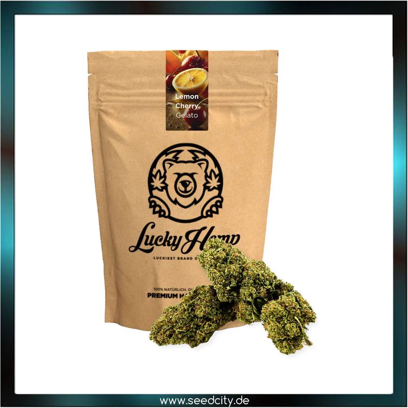 Lucky Hemp - Lemon Cherry Gelato CBD - 1g Ökopack