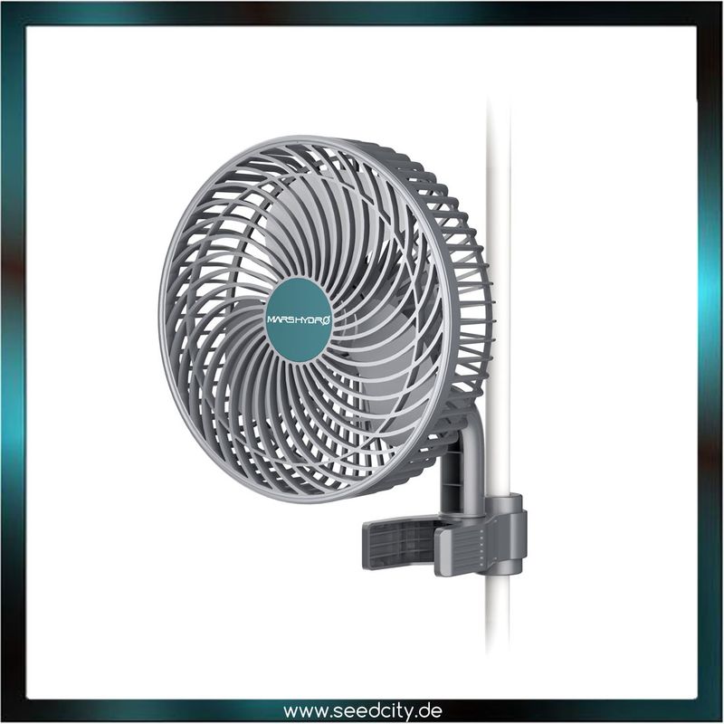 MARS HYDRO - Growbox Clip Ventilator 6" - mit oszillierendem Kopf