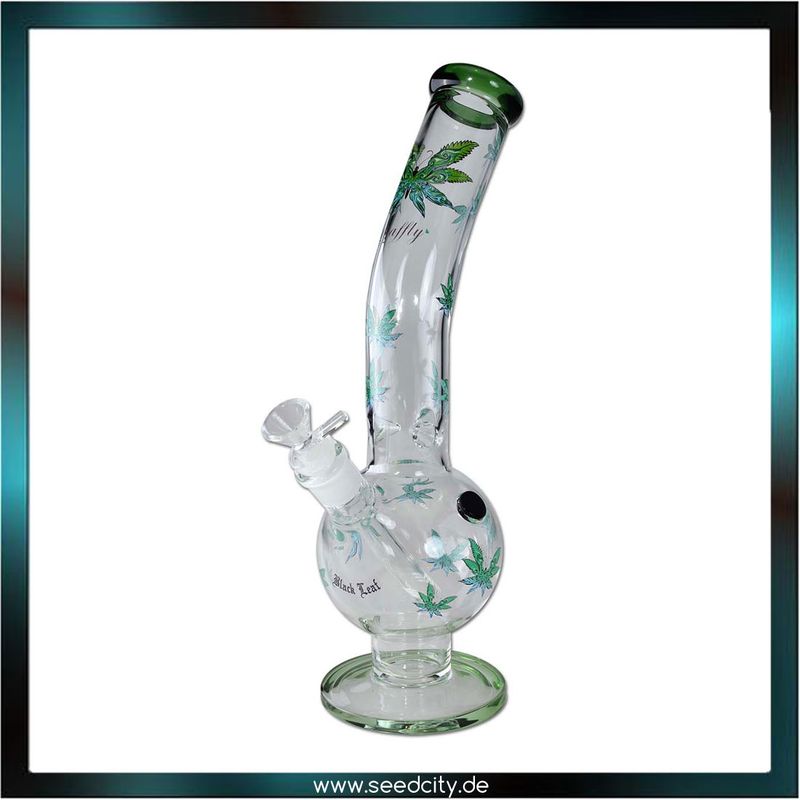 BLACK LEAF - Icebong gebogen - LEAFFLY