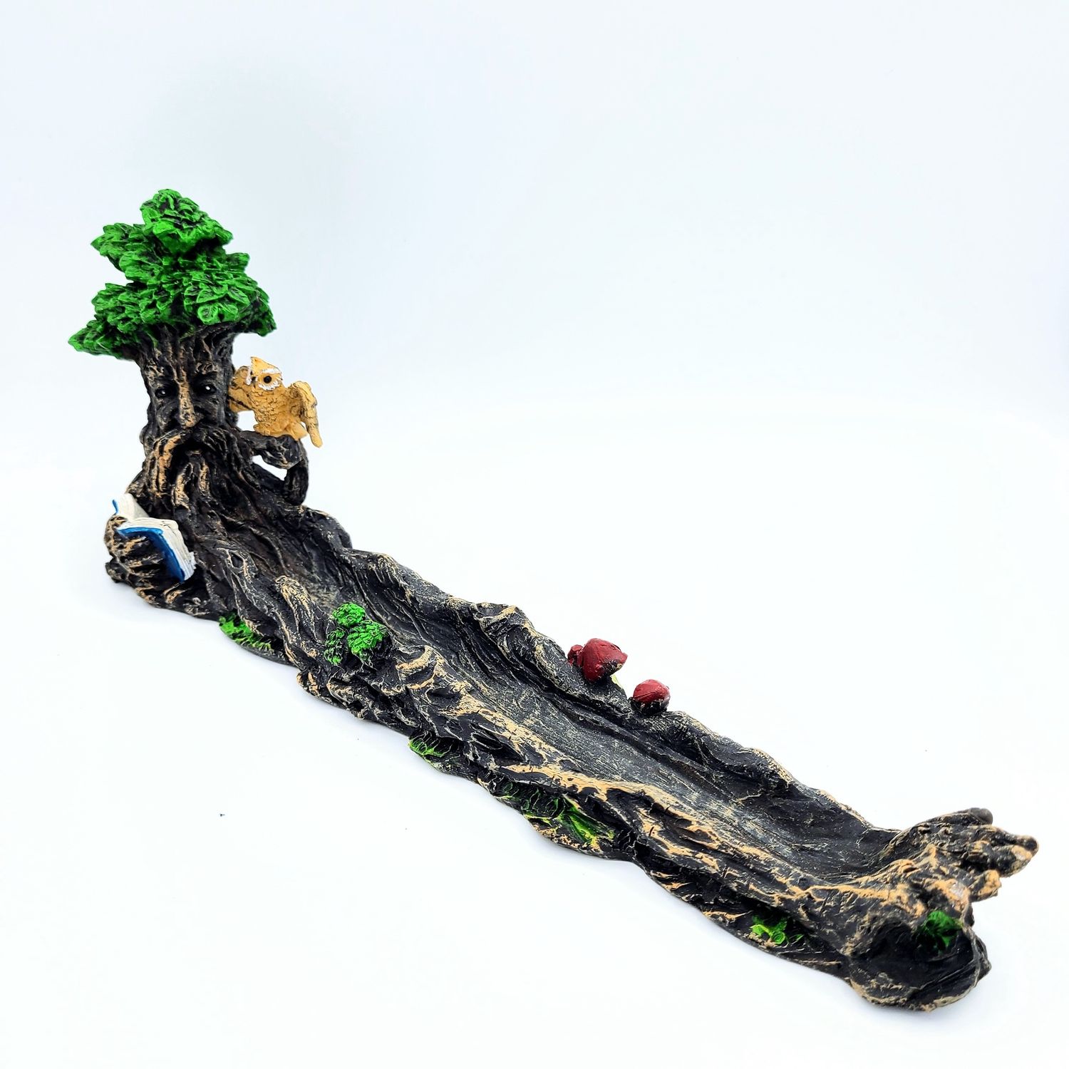 Green Man w/Owl Incense Burner