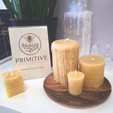 Primitive Living  Bee Cube Candle