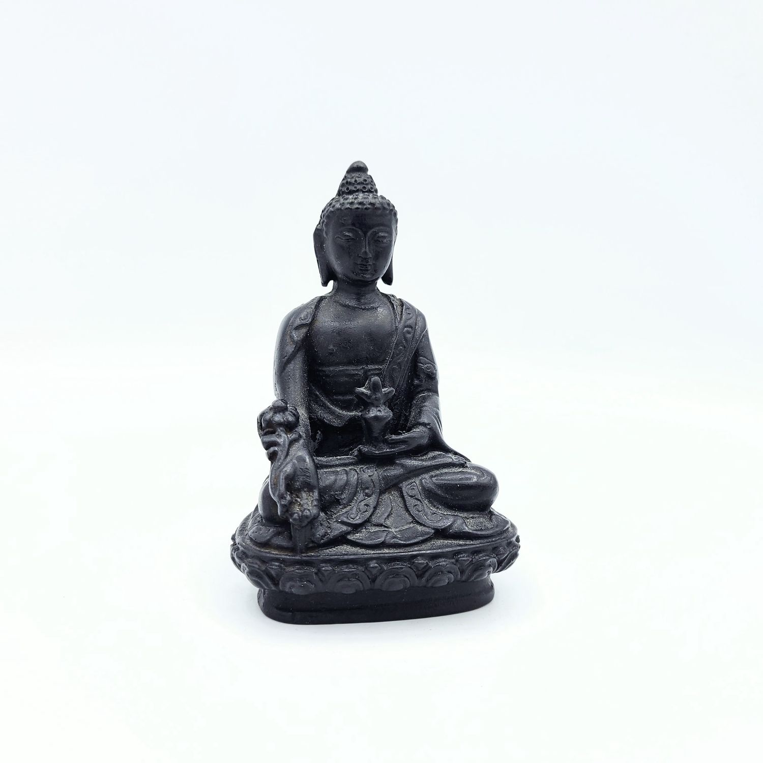 Black Medicine Buddha Figurine