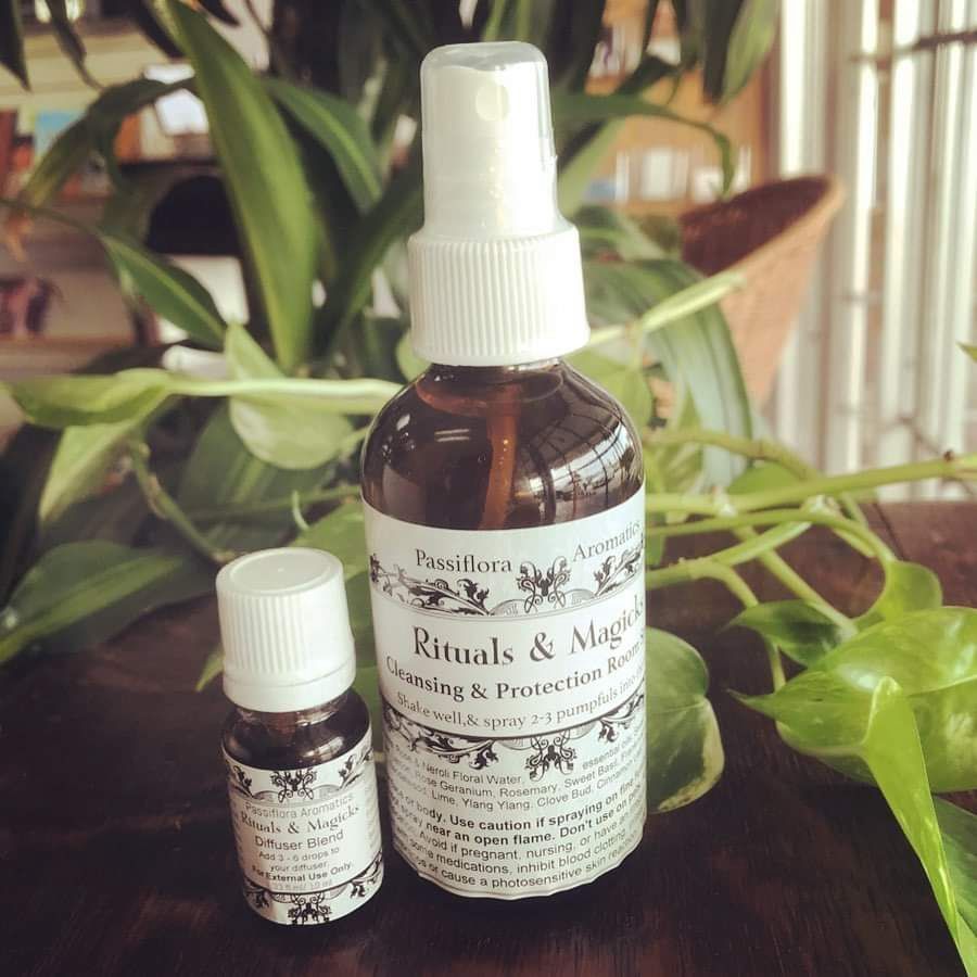 Passiflora Aromatics Rituals &amp; Magicks Cleansing &amp; Protection  Room Spray