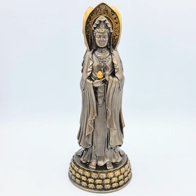Three-Sided Kuan Yin Figurine