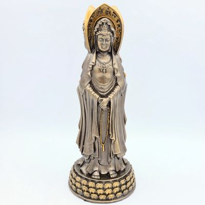 Three-Sided Kuan Yin Figurine