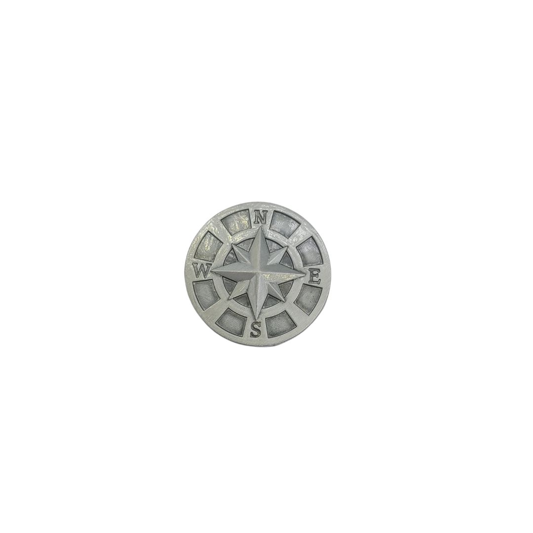 Life is a Journey Compass Charm