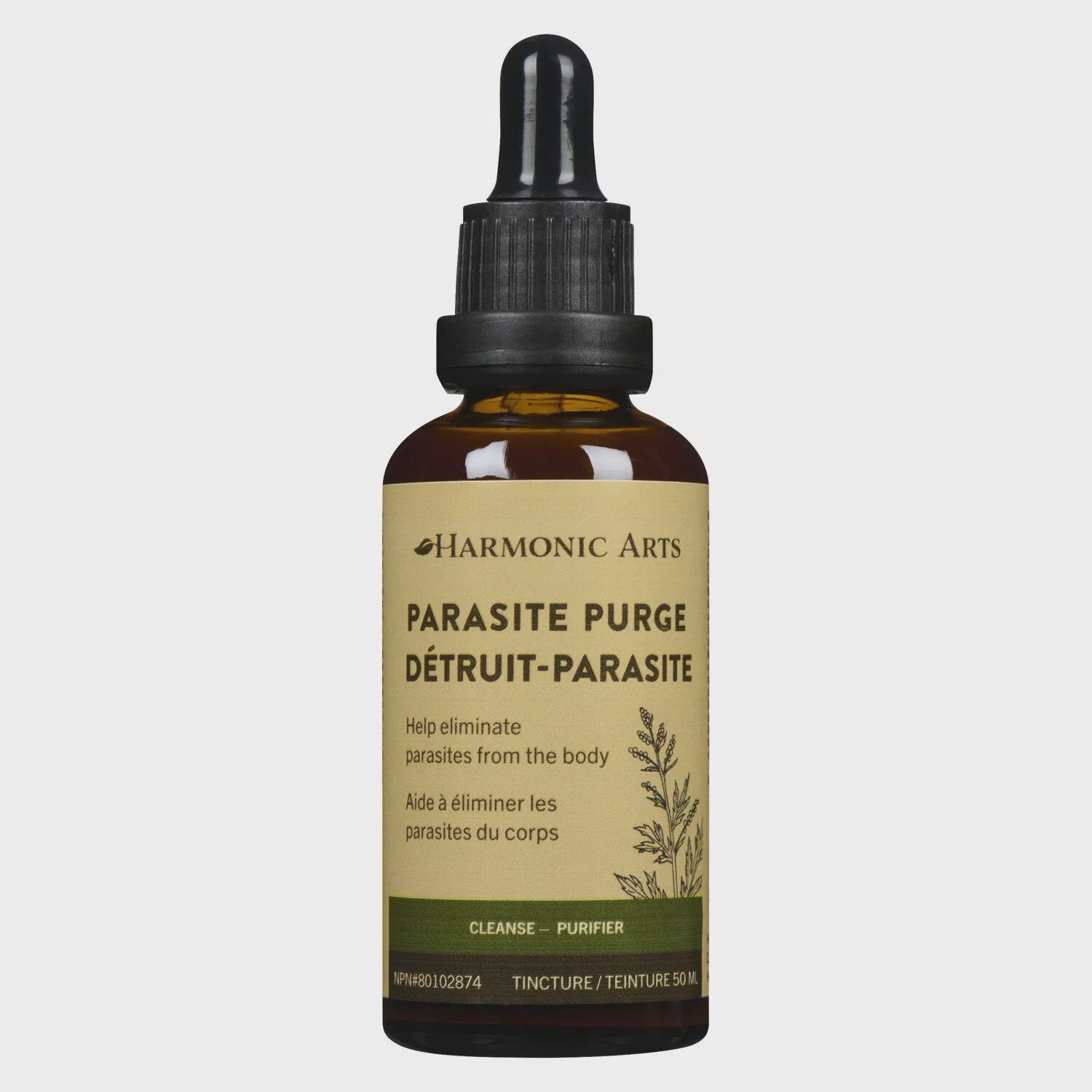 Parasite Purge Tincture Dropper Bottle