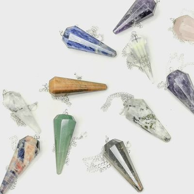 Faceted Pendulums from Banjara Imports