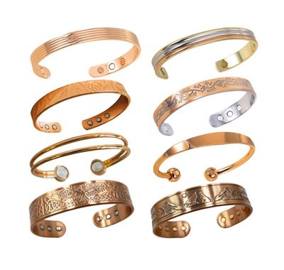 Magnetic Copper Bangle Bracelet
