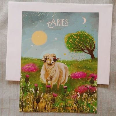 LT Aries Greeting Card