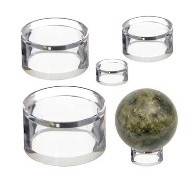 Plastic Crystal Sphere Ring Stand