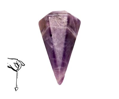 Amethyst Pendulum Faceted (Brazil)