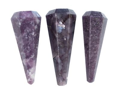 Lepidolite Pendulum Faceted