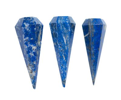 Lapis Pendulum Faceted